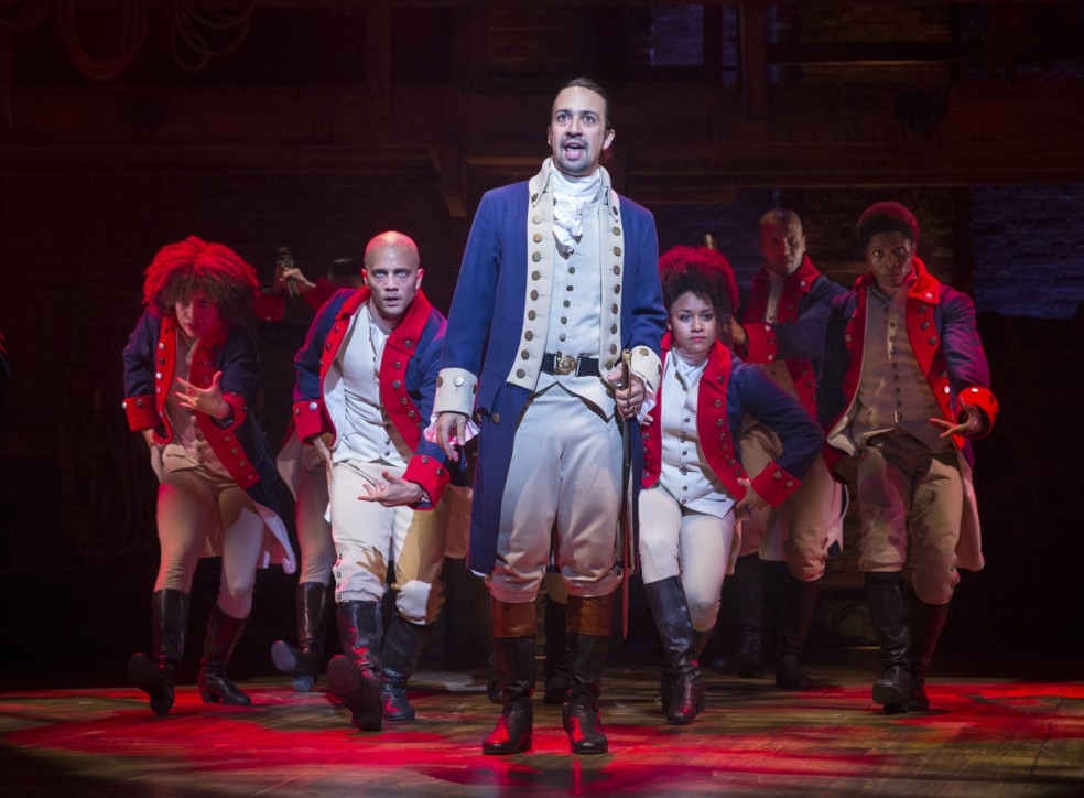 Hamilton The Musical. American Revolutionary War Tour