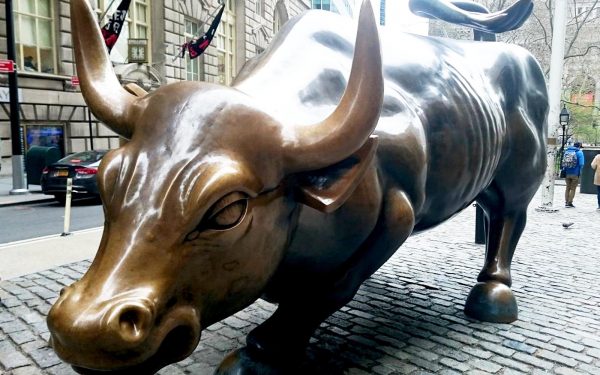 The Bull outside the NY Stock Exchange. Finance and Economics Tour Business Tour