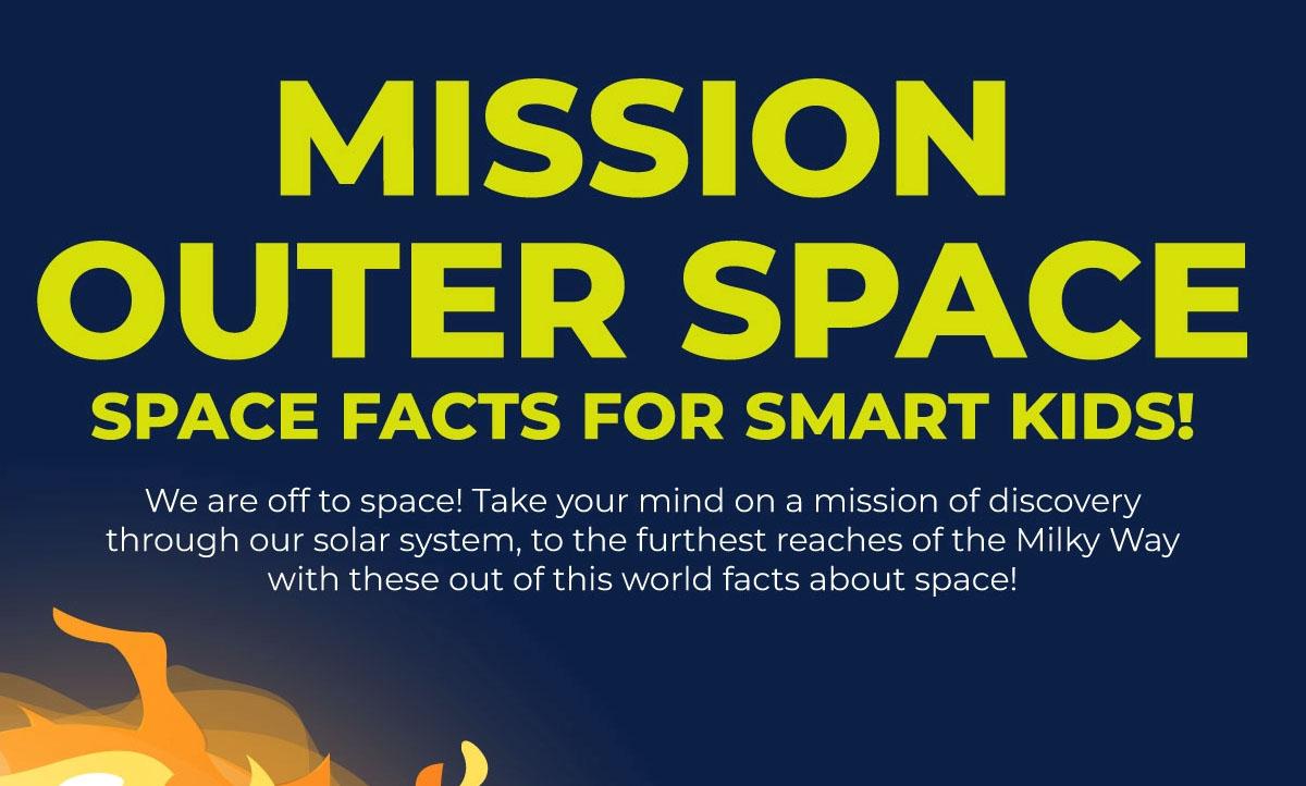 101 Space Facts For Smart Kids! (Infographic)