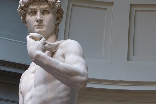 Michaelangelo statue of David in Florence, Italy