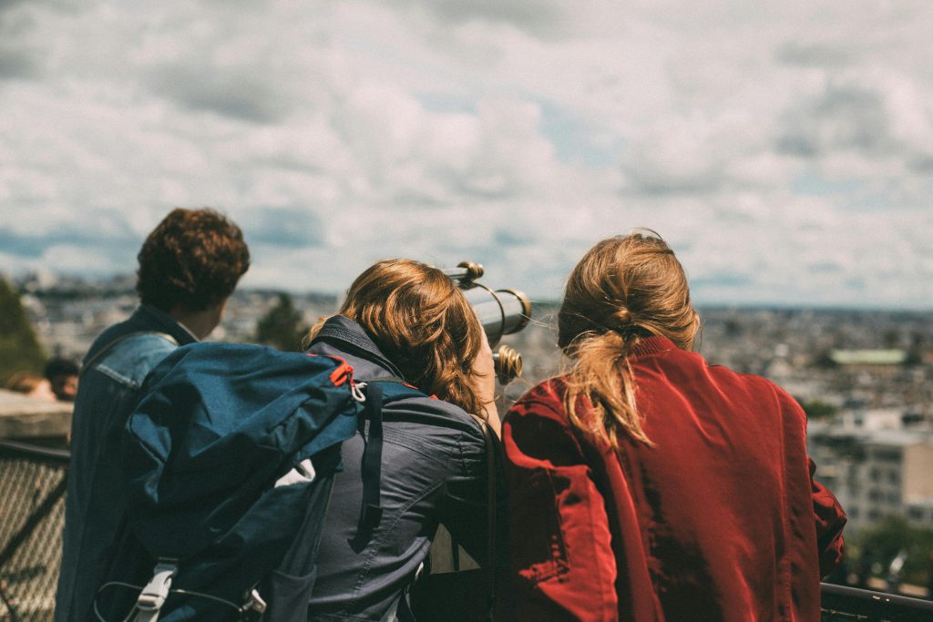 Students in Paris, Île-de-France, France.